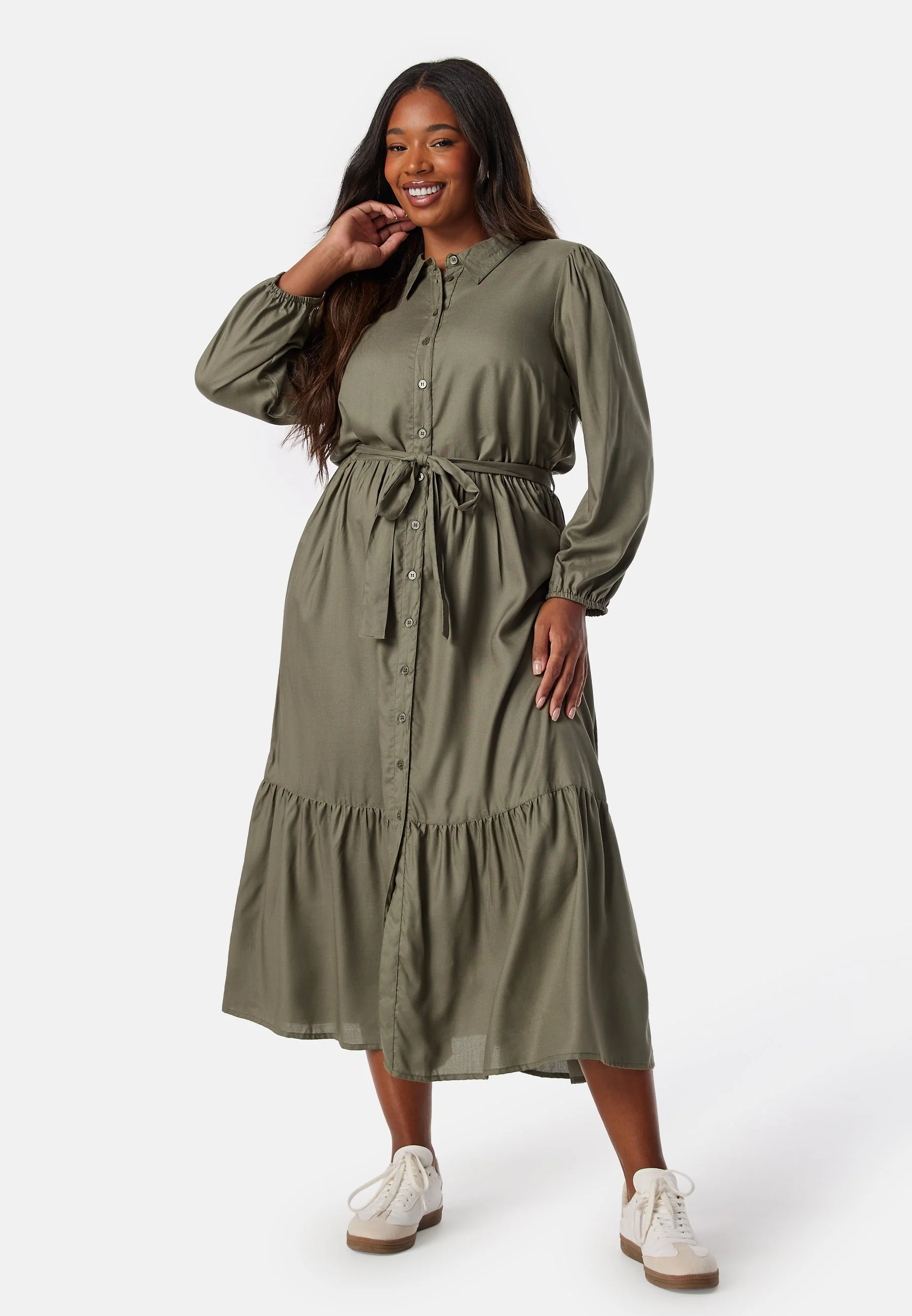 Viscose Shirt Dress - Image 6