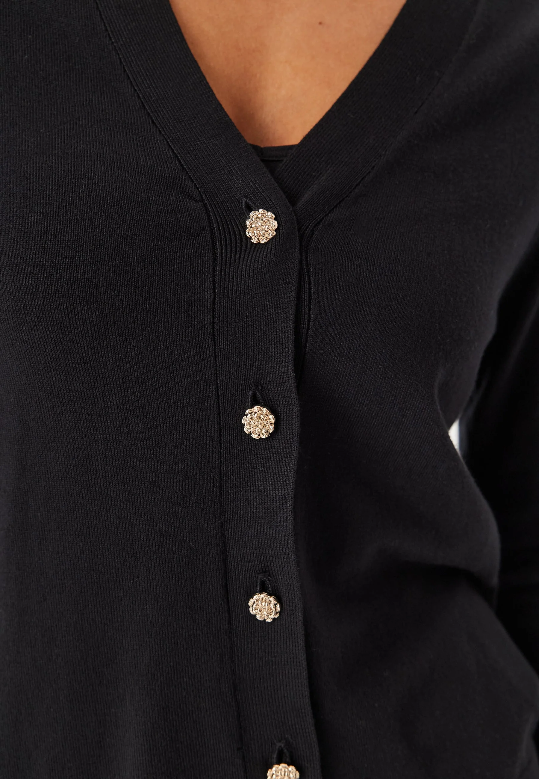 Viwennie V-neck L/S Knit Cardigan - Image 5