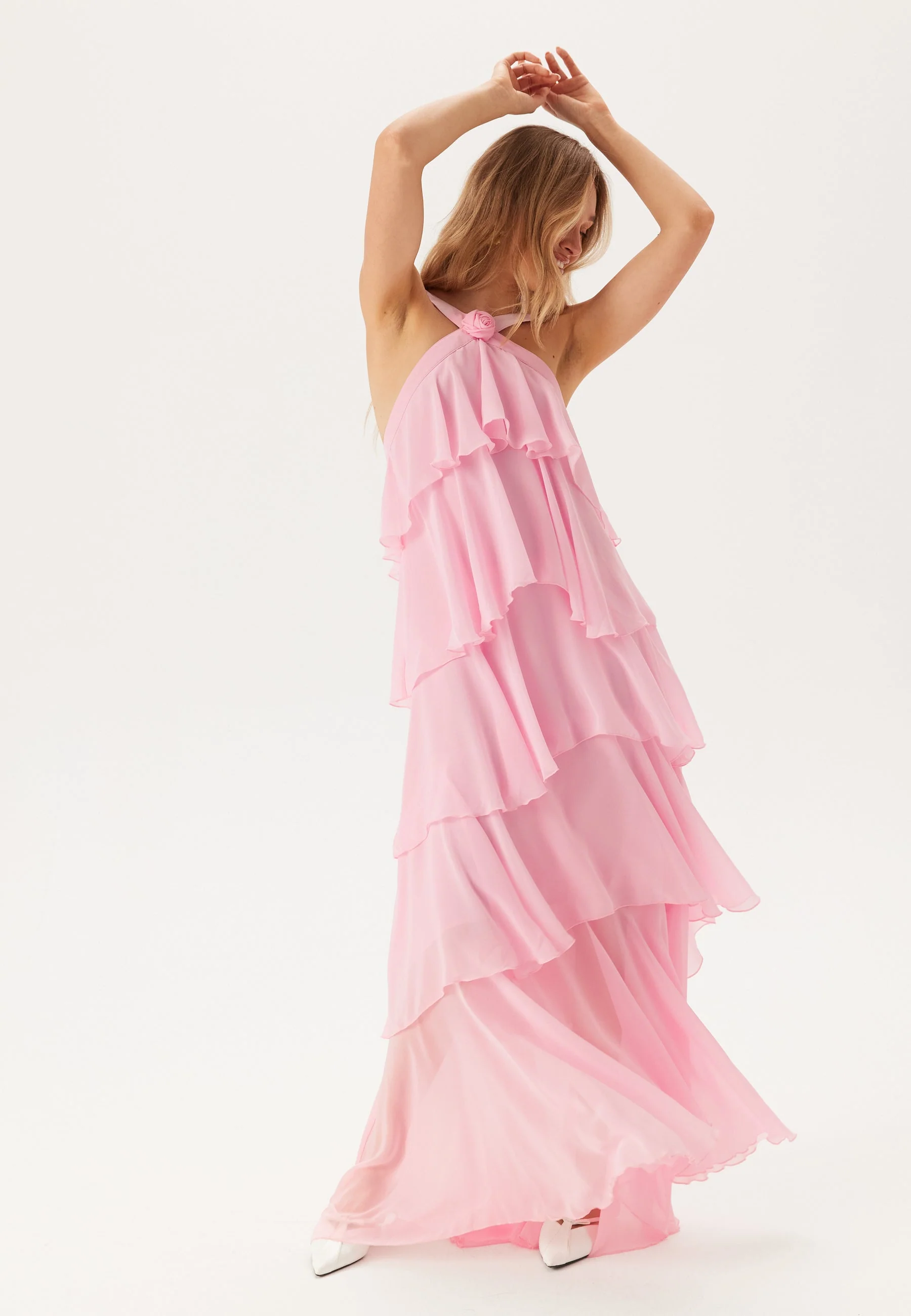 Vmfelicia Sl Ruffle Maxi Dress - Image 8