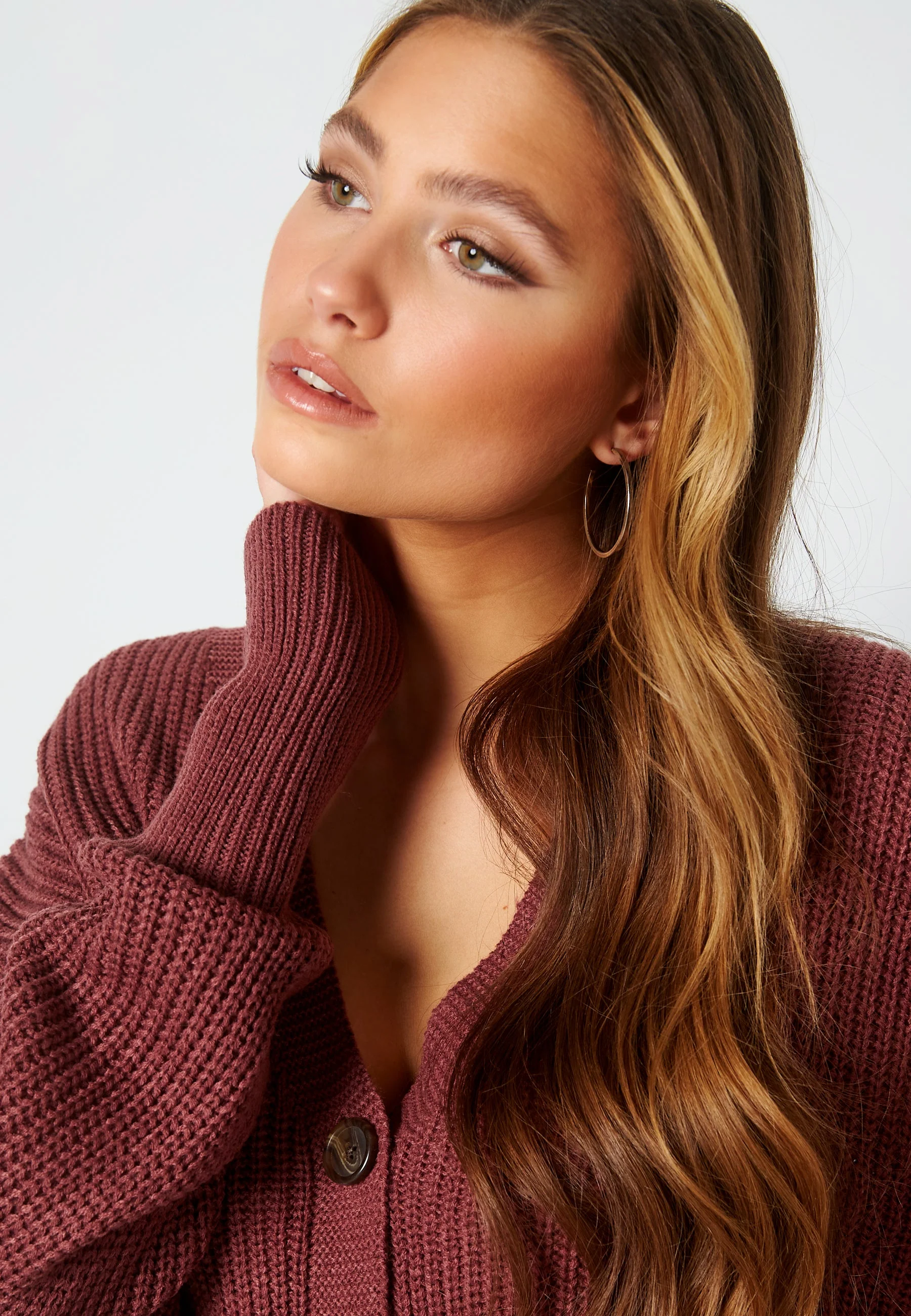 Vmlea LS V-Neck Cuff Cardigan - Image 4
