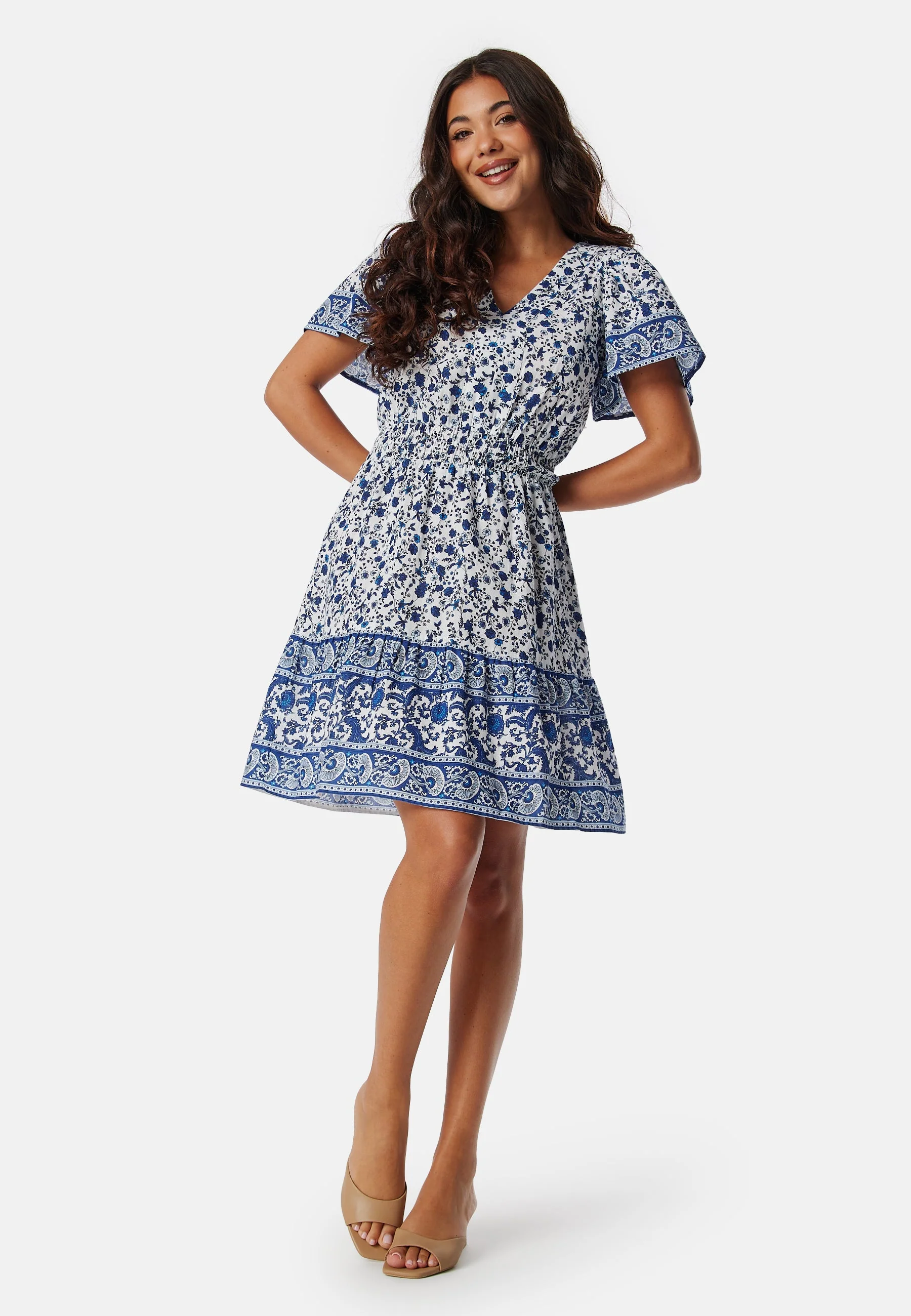 Vmmilan Ss Short Dress Wvn - Image 3
