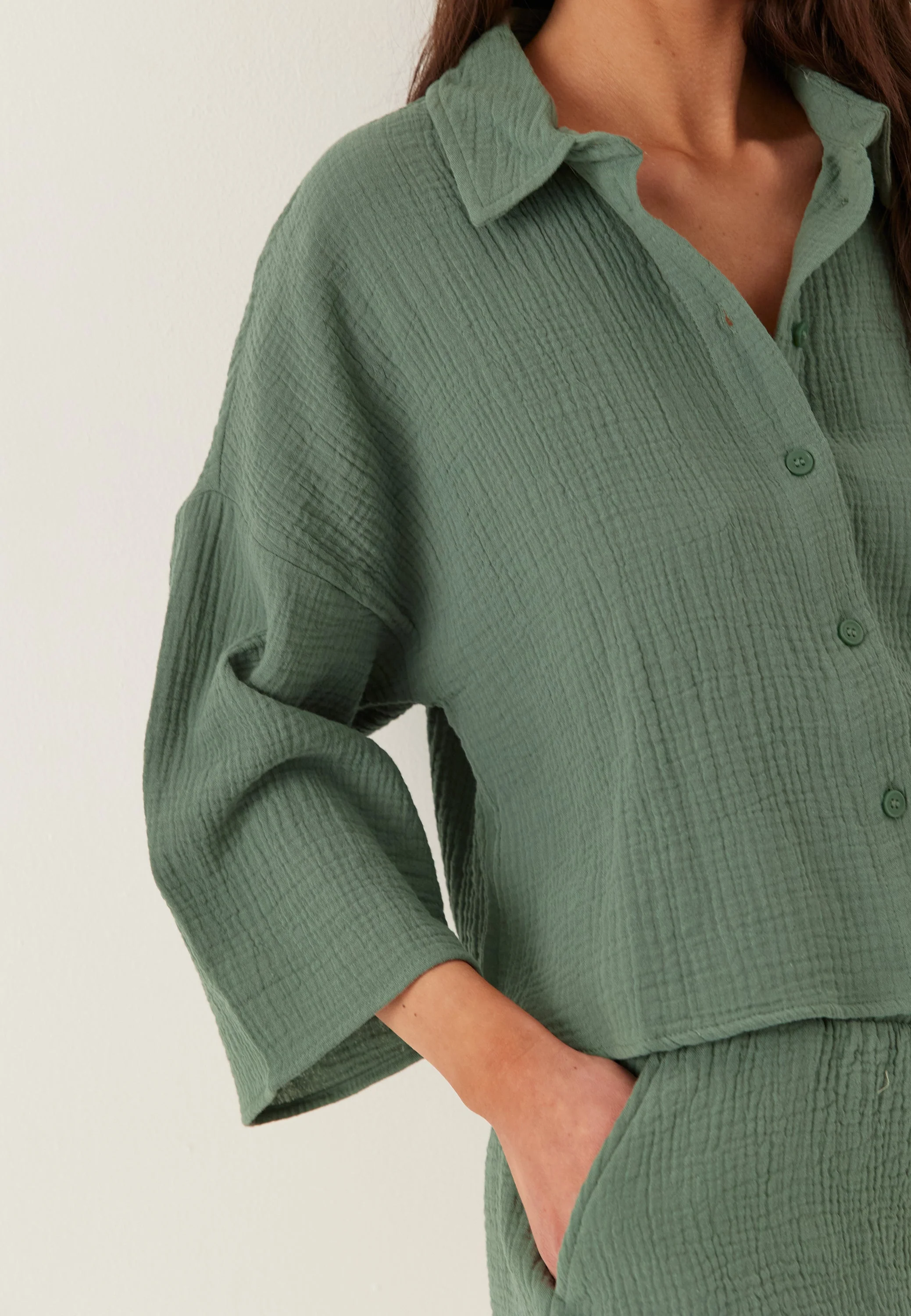 Vmnatali Crop Shirt - Image 5