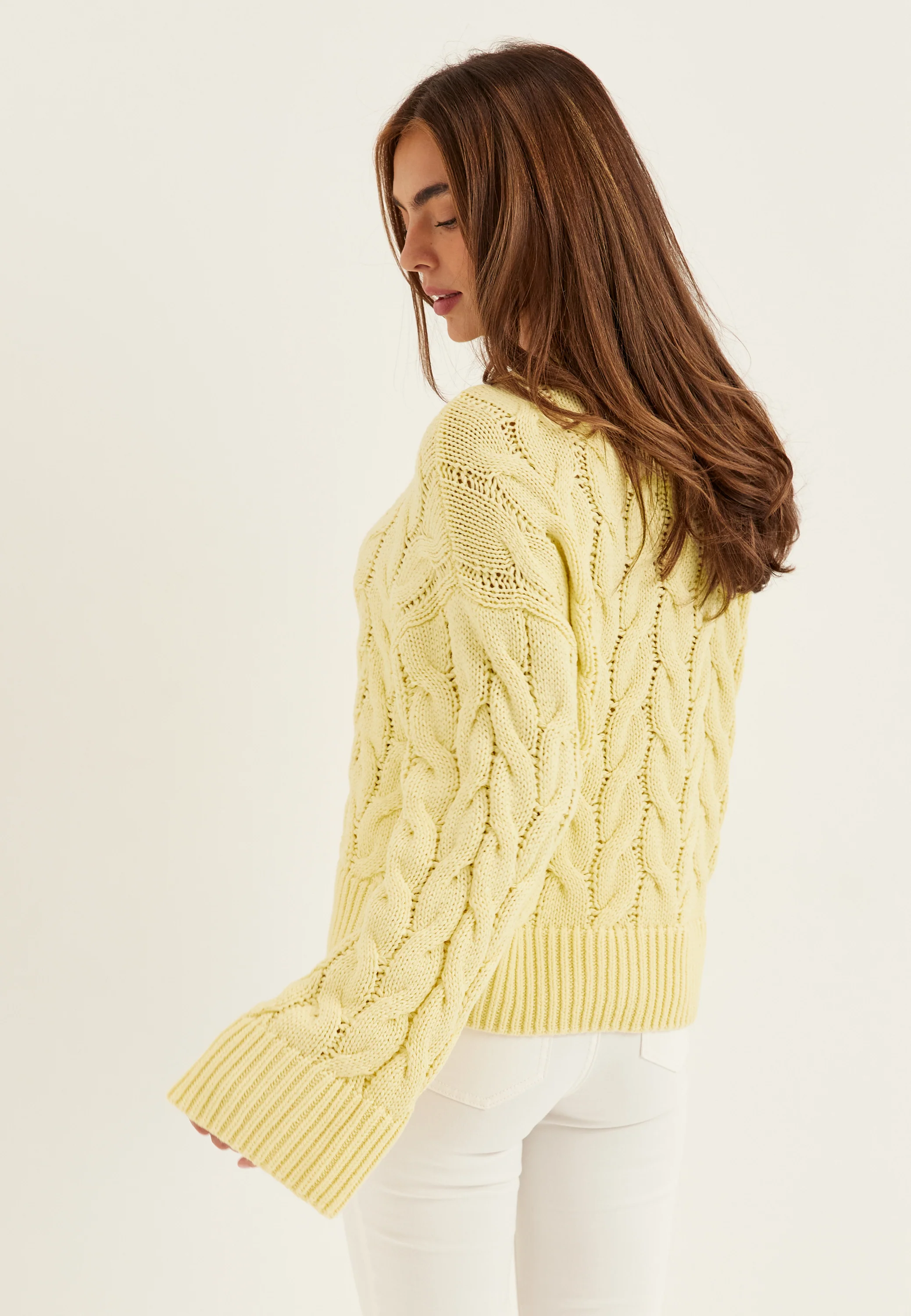 Vmsvea Thea Ls O-neck Cable Cardigan - Image 3