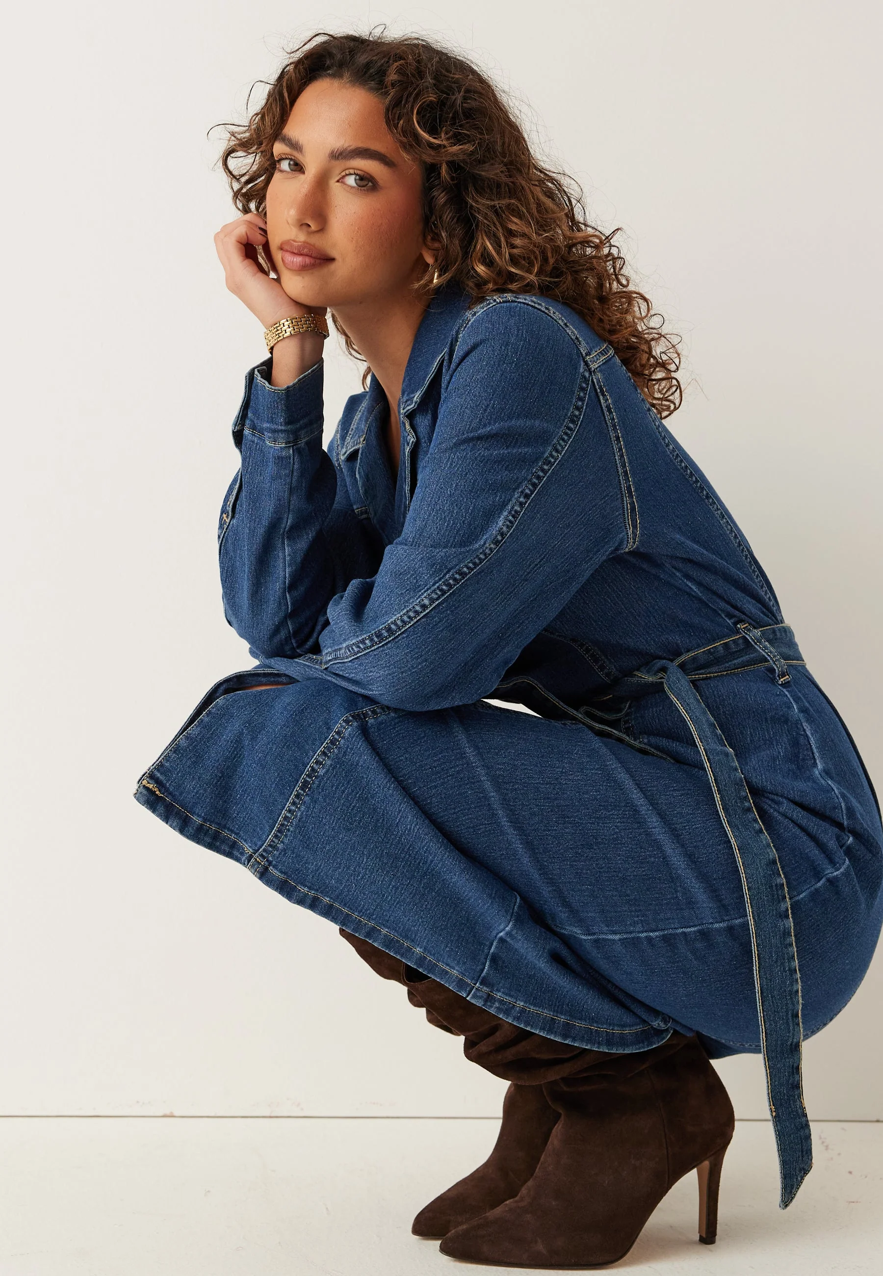 Vmtelly Ls 7/8 DNM DRESS - Image 3