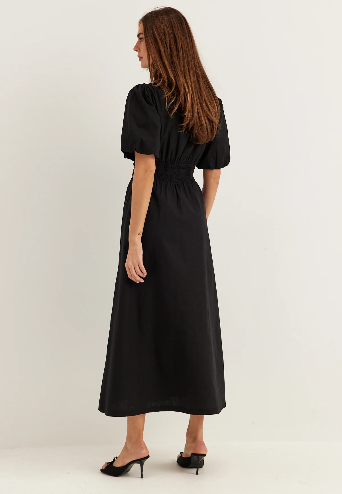 Waist Detail Cotton Dress - Image 4