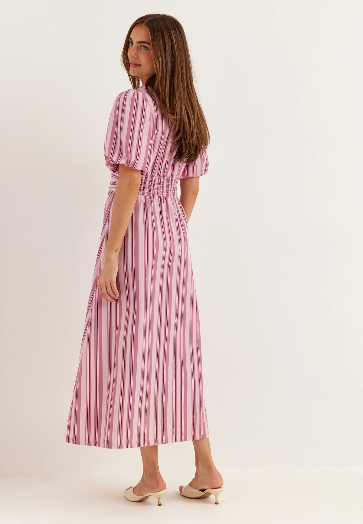Waist Detail Cotton Dress - Image 3