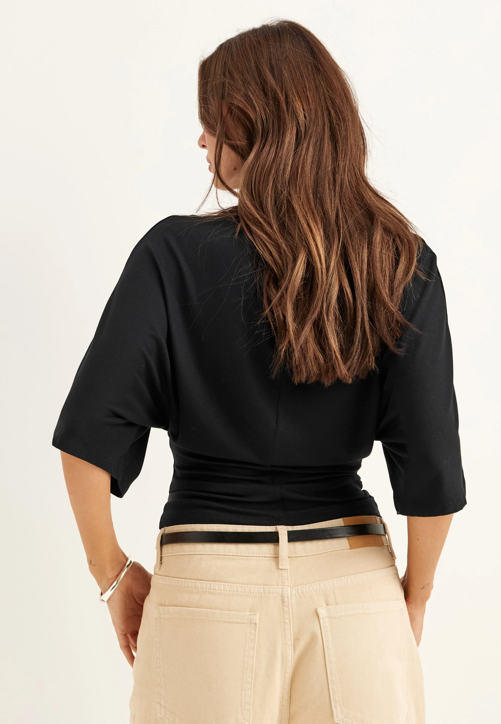 Wide Sleeve Fitted Tee - Image 5
