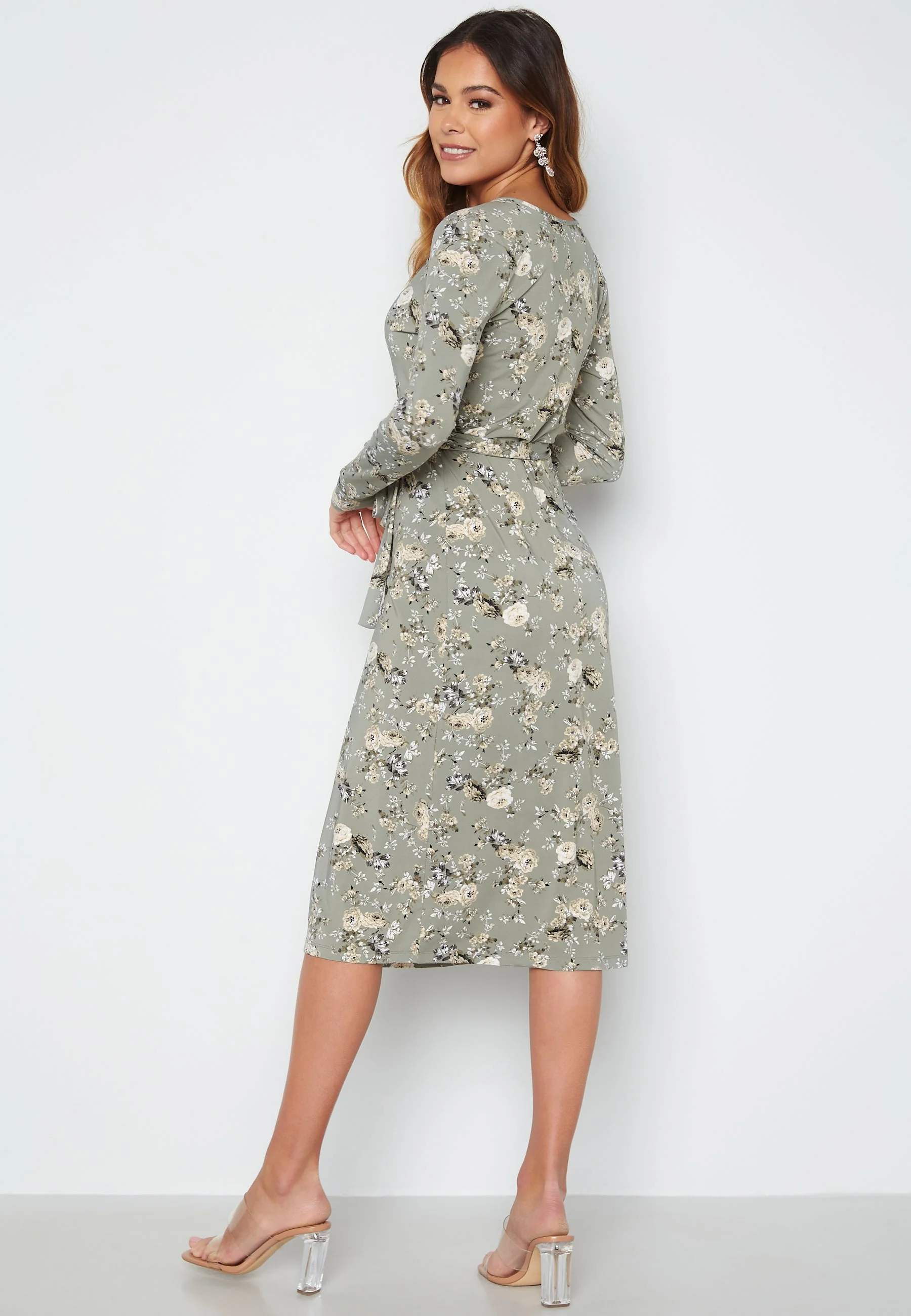 Wrap Midi Dress - Image 2