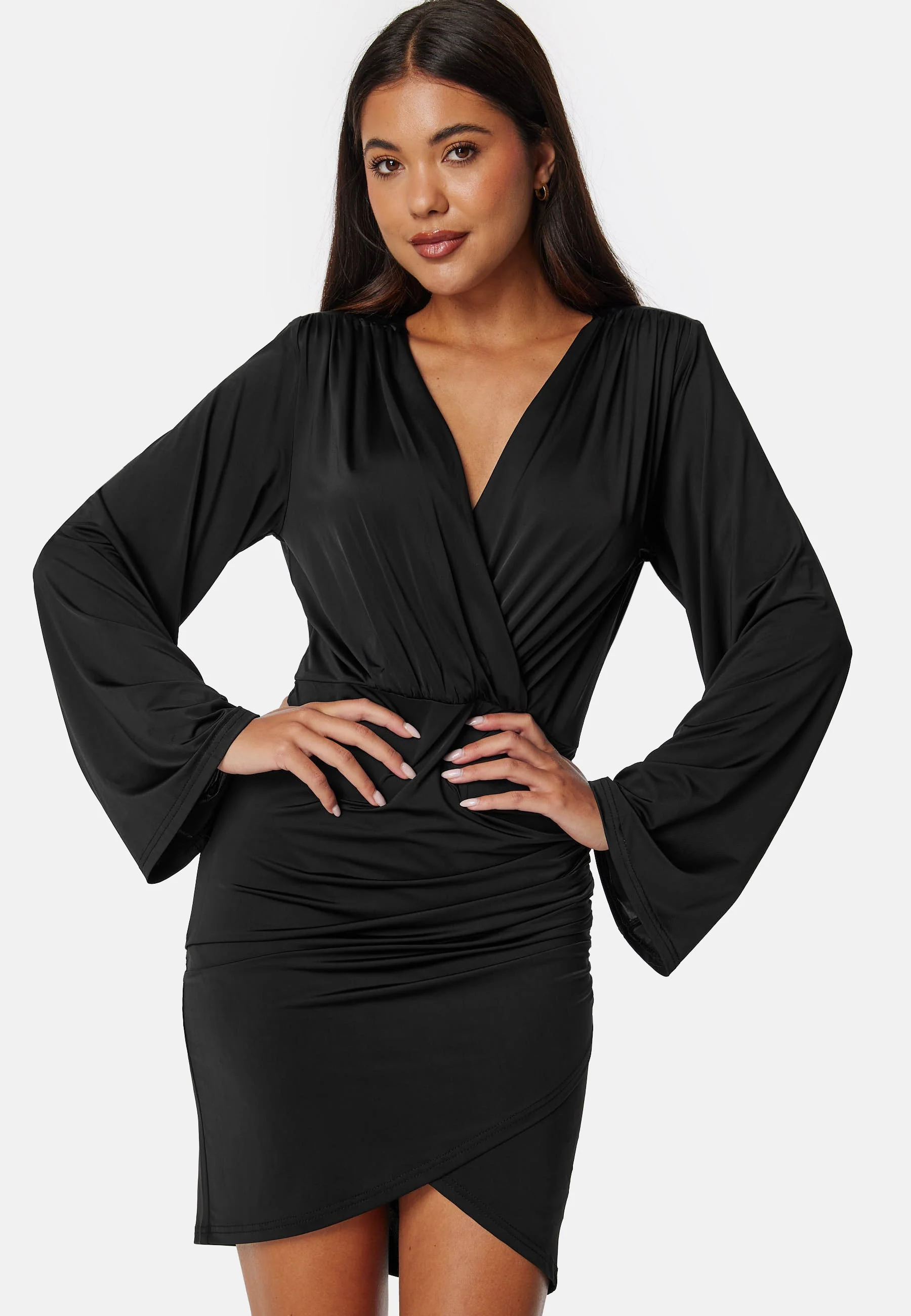Wrap Soft Short Dress
