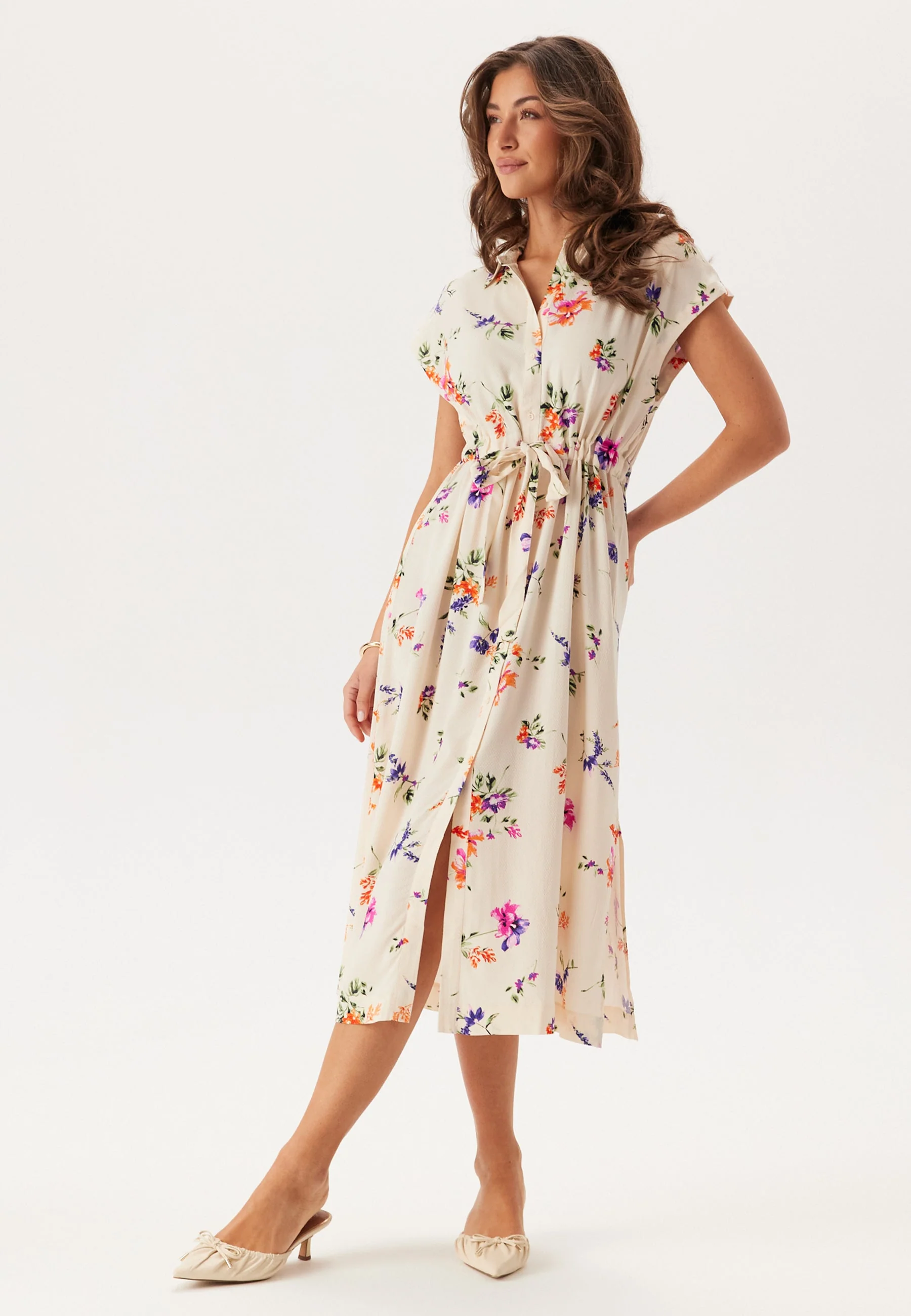 Yasasina Cs Midi Belt Dress