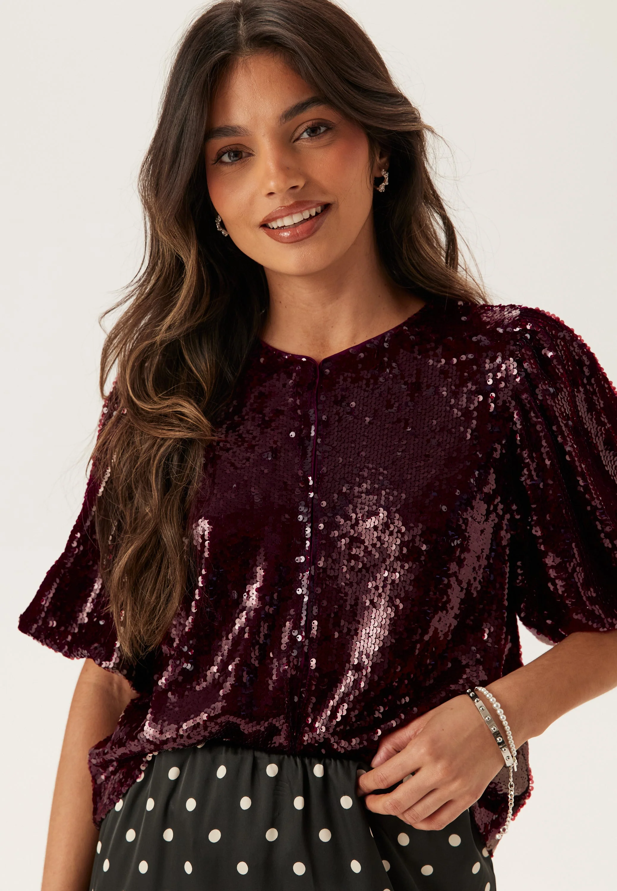 Yasroyalina 2/4 SEQUIN TOP - Image 7